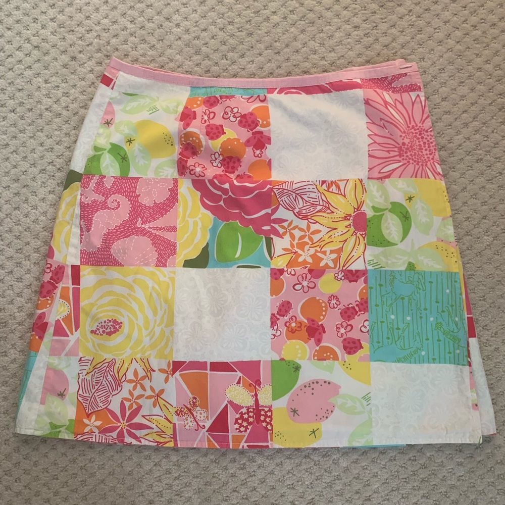 Lilly Pulitzer reversible wrap skirt